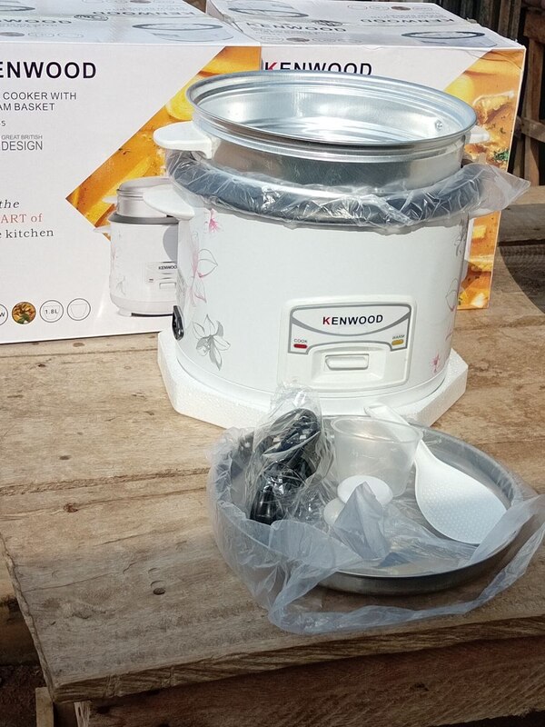 KENWOOD RICE COOKER WITH STEAM BASKET  700W - BRITISH DESIGN