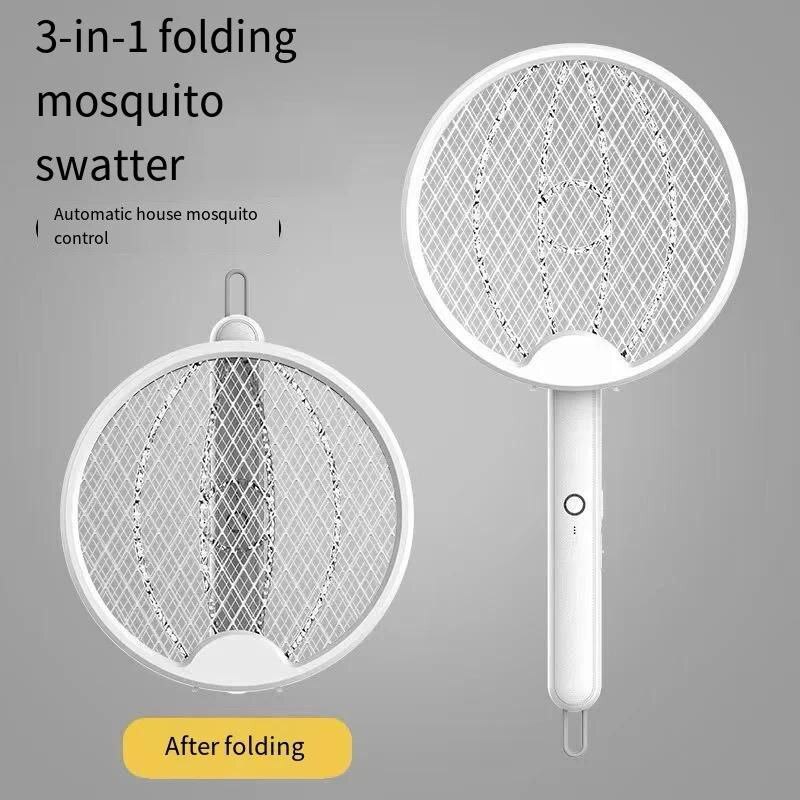 FOLDABLE RECHARGEABLE MOSQUITO SWATTER MOSQUITO BAT MOSQUITO KILLER