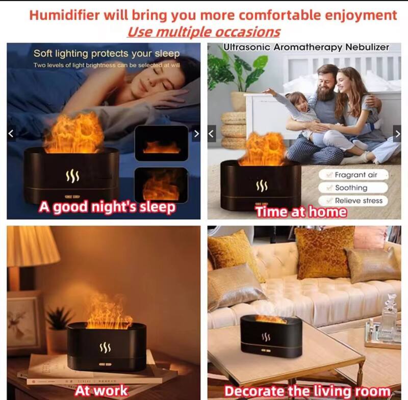3D SIMULATION FLAME MIST HUMIDIFIER USB DIFFUSER