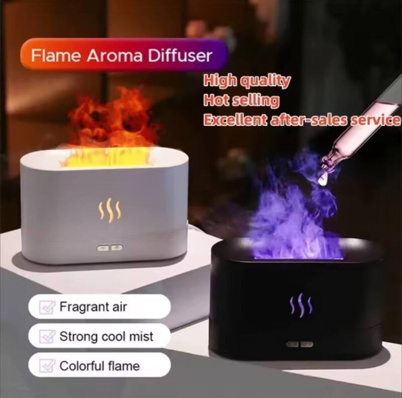 3D SIMULATION FLAME MIST HUMIDIFIER USB DIFFUSER