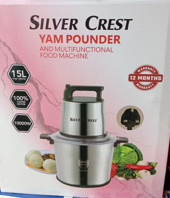 SILVER CREST FOOD PROCESSOR YAM POUNDER - 10000W- - 15LITRES