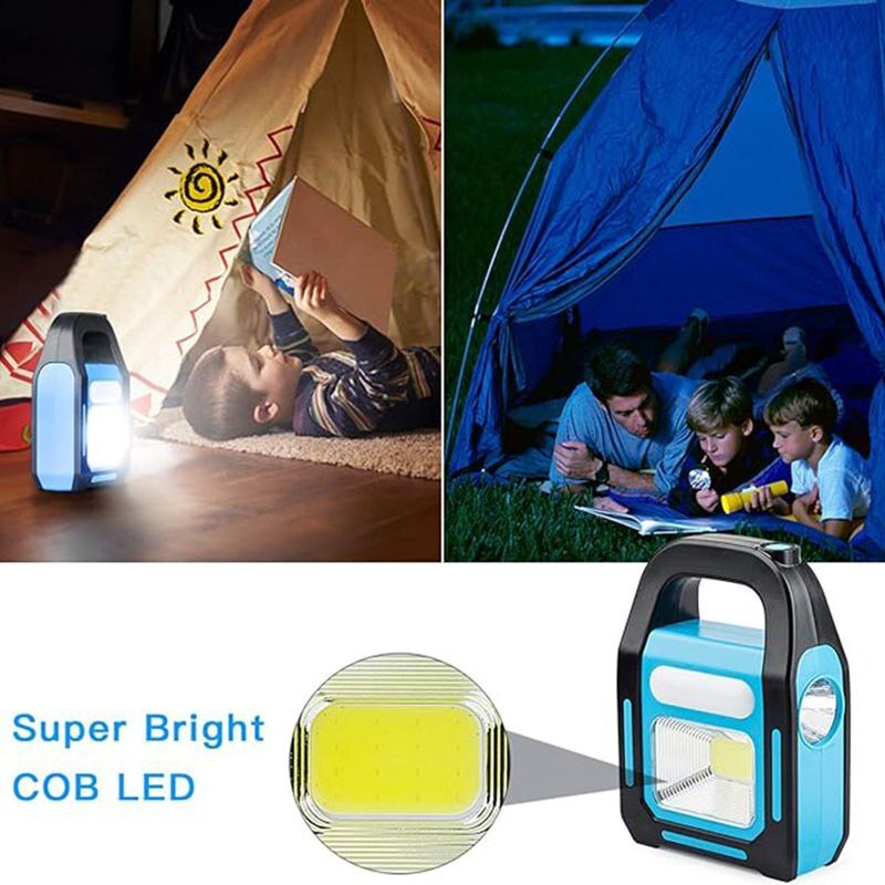 SUN KING 3IN1 SOLAR/ELECTRIC RECHARGEABLE LAMP, COB LIGHT AND TORCH LIGHT