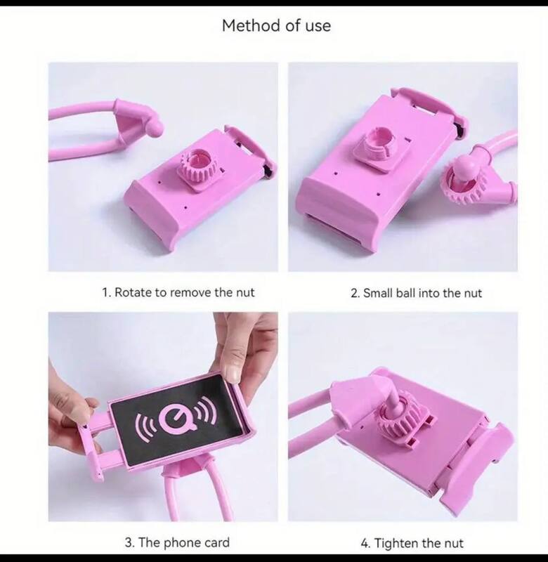 ADJUSTABLE LAZY CHEST PHONE HOLDER