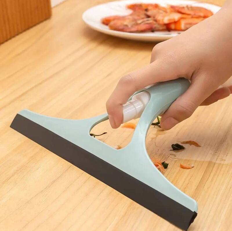 MULTIFUNCTIONAL WINDOW CLEANER WITH SPRAY  NOZZLE AND SCRAPPER