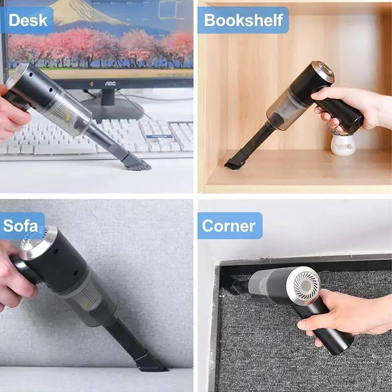 PORTABLE RECHARGEABLE HAND-HELD VACUUM CLEANER