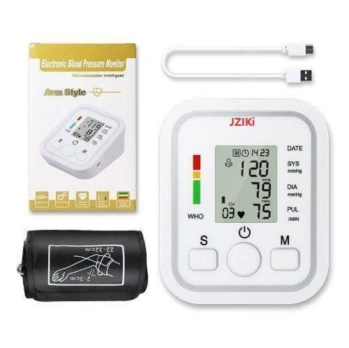 HIGH ACCURACY BLOOD PRESSURE MONITOR BP MACHINE WITH VOICE PROMPT