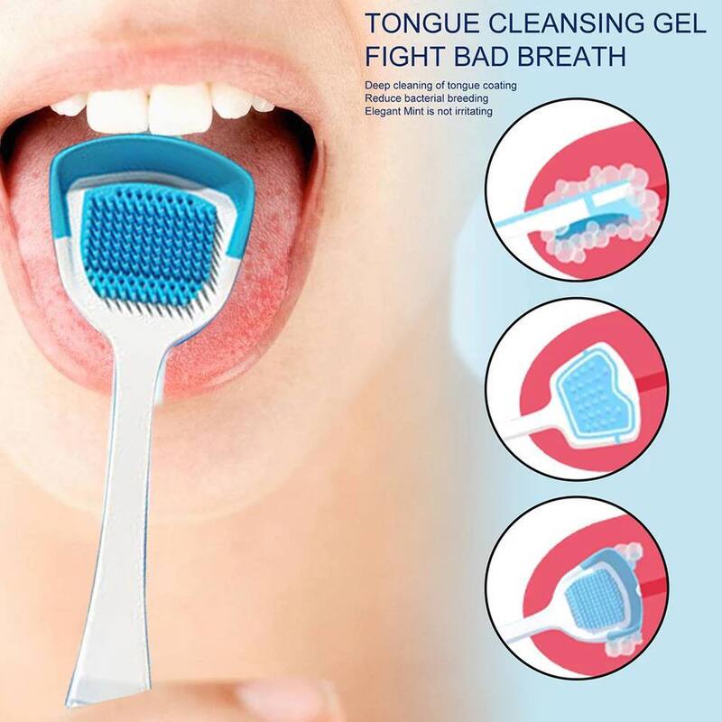EELHOE TONGUE CLEANING GEL WITH TONGUE SCRAPPER