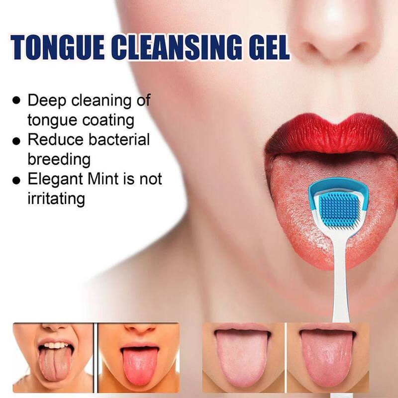 EELHOE TONGUE CLEANING GEL WITH TONGUE SCRAPPER