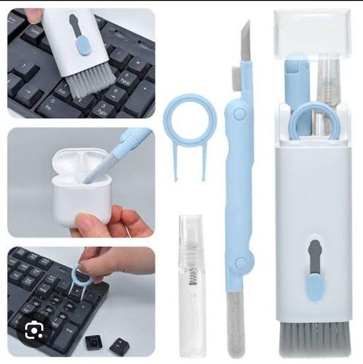 MULTIFUNCTIONAL CLEANING BRUSH FOR CLEANING KEY BORDS, MOBILE PHONE HEAD PHONES & LAPTOP