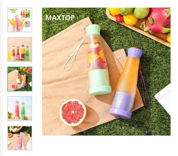 CROWN JUICER FRUIT BLENDER SMOOTHIE MAKER JUICE MAKER 400ML