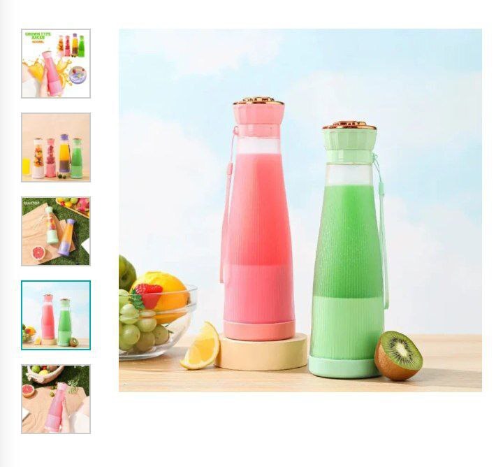 CROWN JUICER FRUIT BLENDER SMOOTHIE MAKER JUICE MAKER 400ML
