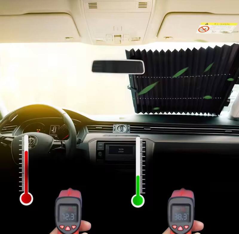 UNIVERSAL CAR FRONT. BACKWINDSHIELD CURTAIN SUN PROTECTOR