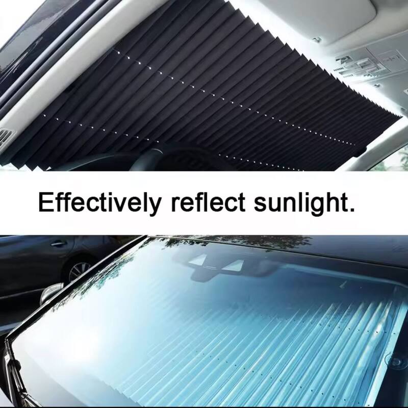 UNIVERSAL CAR FRONT. BACKWINDSHIELD CURTAIN SUN PROTECTOR