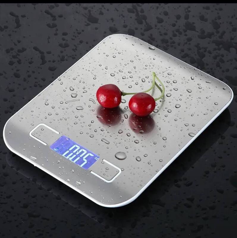 DIGITAL KITCHEN SCALE WITH LCD DISPLAY