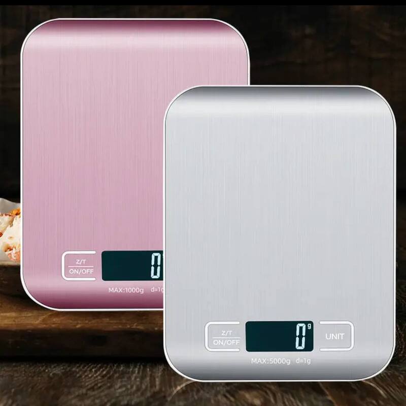 DIGITAL KITCHEN SCALE WITH LCD DISPLAY