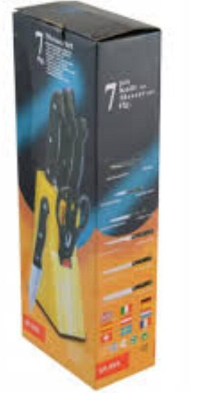 7 PIECES KITCHEN KNIVES SET WITH STAND