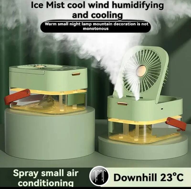 RECHARGEABLE DUAL SPRAY FAN