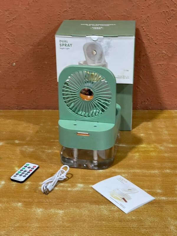 RECHARGEABLE DUAL SPRAY FAN