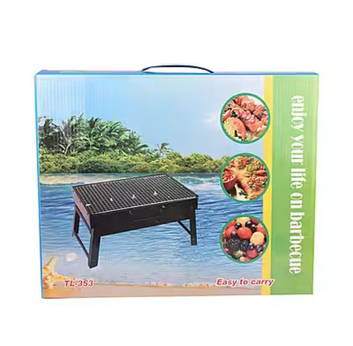 PORTABLE OUTDOOR CHARCOAL BARBECUE GRILL STOVE