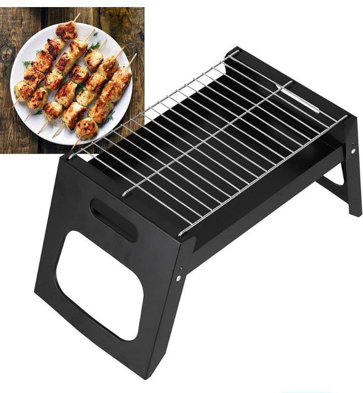 PORTABLE STAINLESS STEEL BBQ GRILL