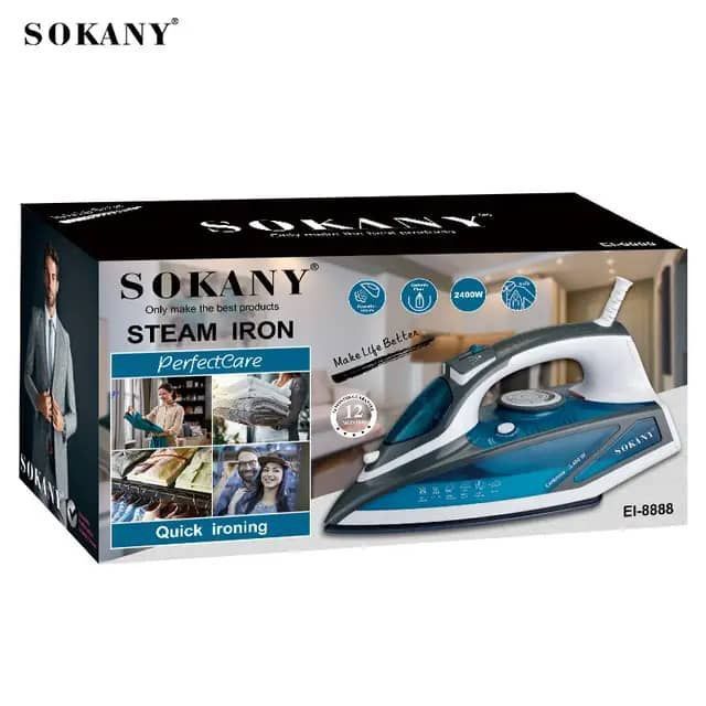 SOKANY STEAM IRON - 2400W