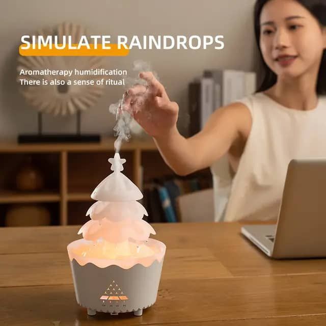 ROTATING LUCKY TREE AROMATHERAPY HUMIDIFIER