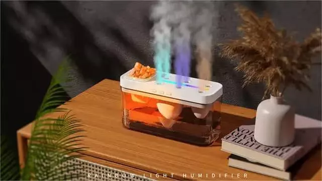 NEW SMART ULTRASONIC COLOURFUL HUMIDIFIER WITH SALT ROCK