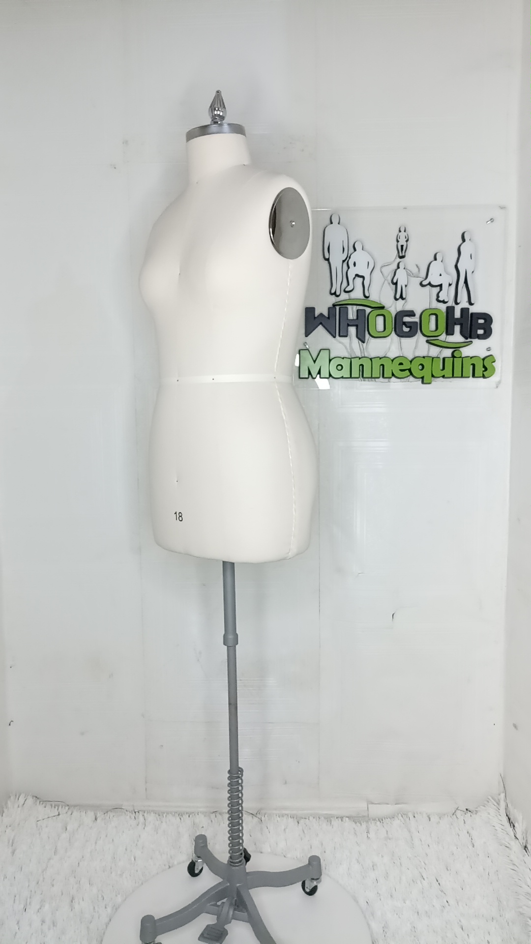 Collapsible shoulders Size 18 Fully Pinnable Professional Dressform Mannequin