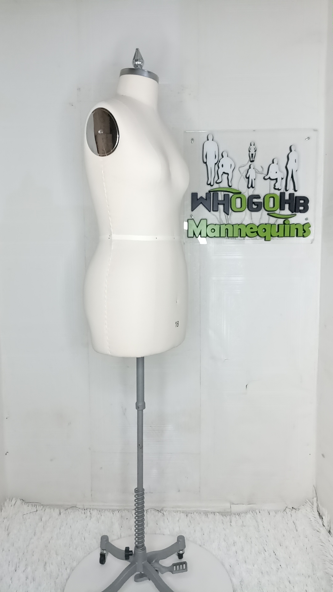 Collapsible shoulders Size 18 Fully Pinnable Professional Dressform Mannequin