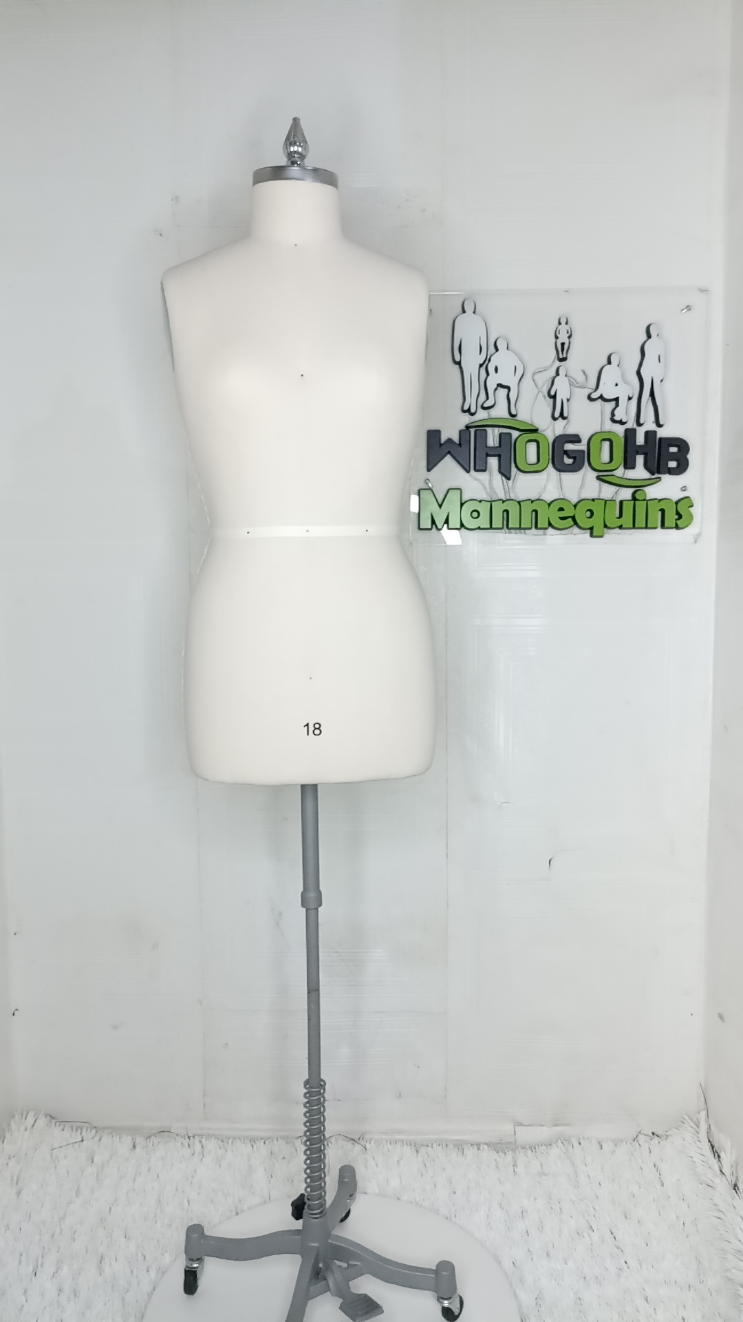 Collapsible shoulders Size 18 Fully Pinnable Professional Dressform Mannequin