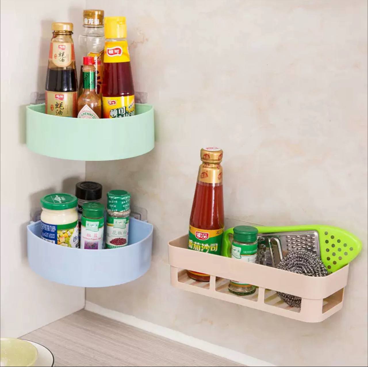 PLASTIC WALL CORNER STORAGE