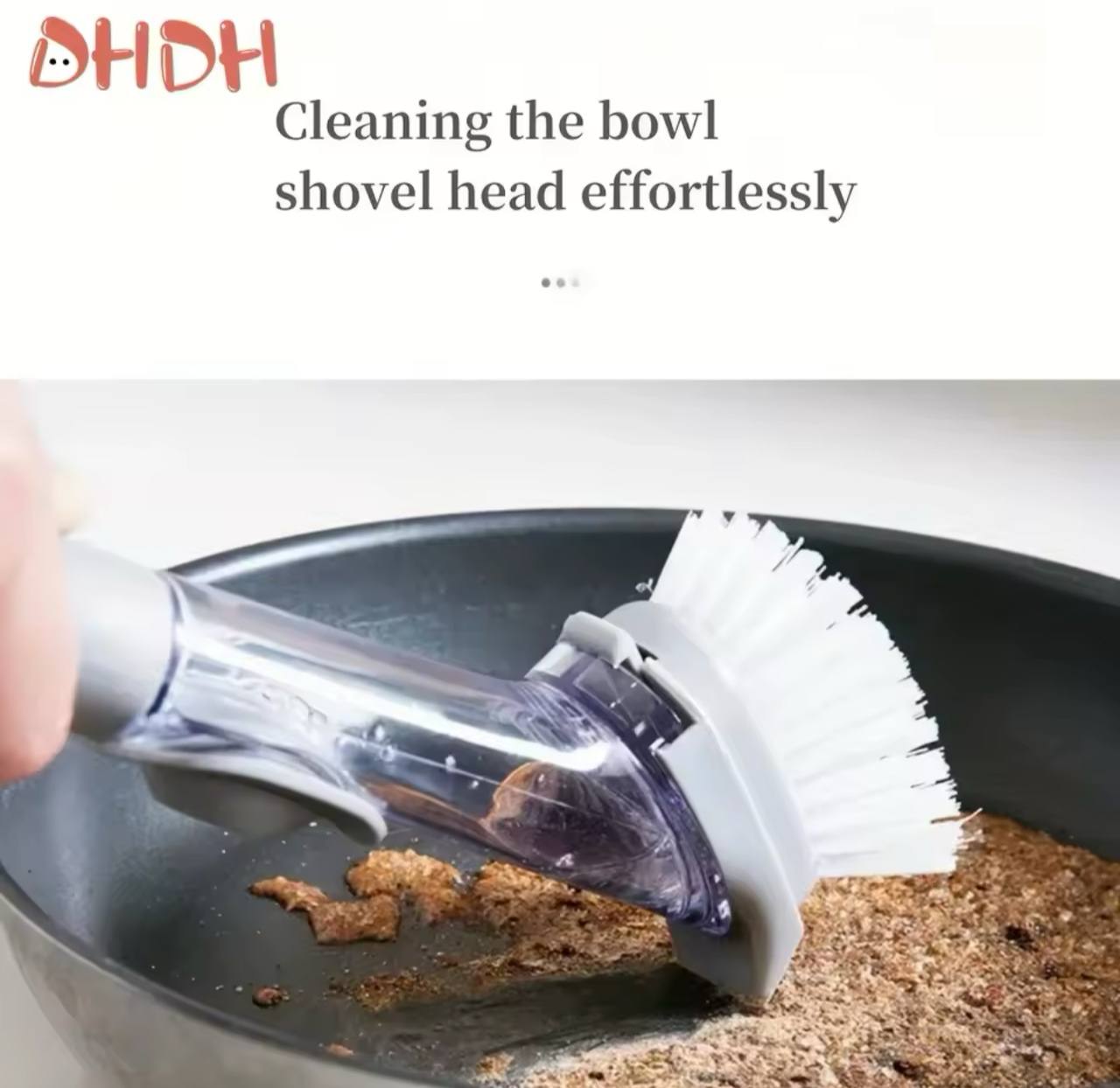 WASHING BRUSH WITH SOAP DISPENSER