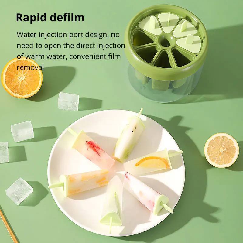 POPSICLE MOLD ICE MAKER ICE CREAM MOLS WITH PLASTICK STICKS