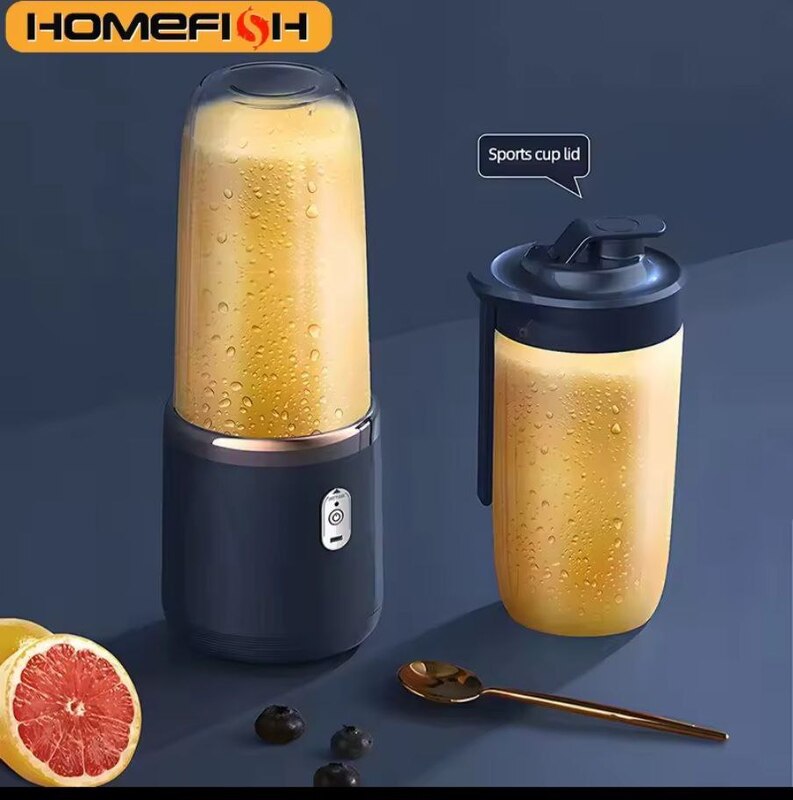PORTABLE RECHARGEABLE JUICER SMOOTHIE MAKER FRUITS BLENDER