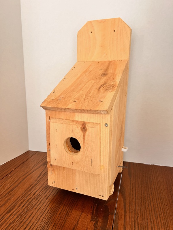 Bird House with Custom Laser Engraved Art