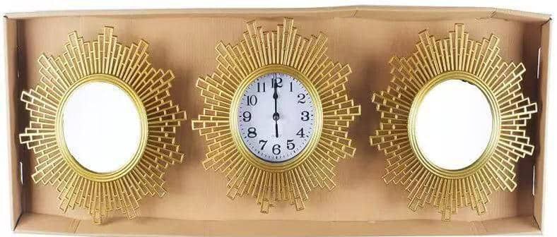 3IN1 WALL CLOCK WITH DECOR - 001