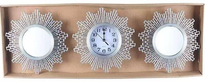 3IN1 WALL CLOCK WITH DECOR - 004