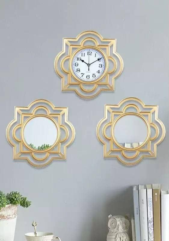 3IN1 WALL CLOCK WITH DECOR - 003