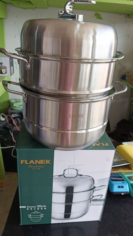 FLANEK HIGH QUALITY 3IN1 STEAMER POT - 30CM