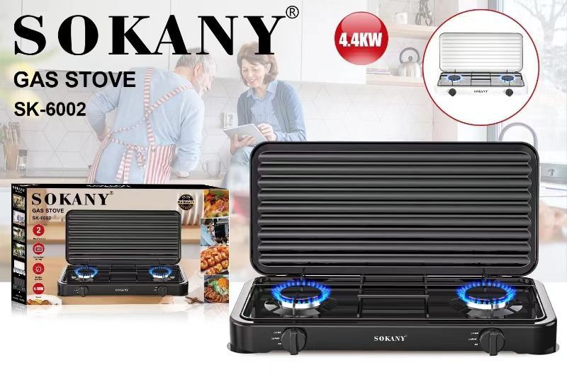 SOKANY 2 FACES COOKING GAS STOVE GAS BURNER GAS COOKER