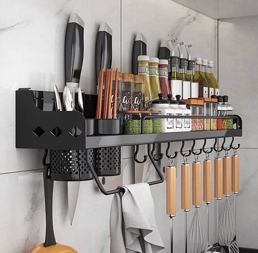 50CM WALL UTENSILS AND CUTLERIES RACK KITCHEN WALL RACK KITCHEN WALL STORAGE