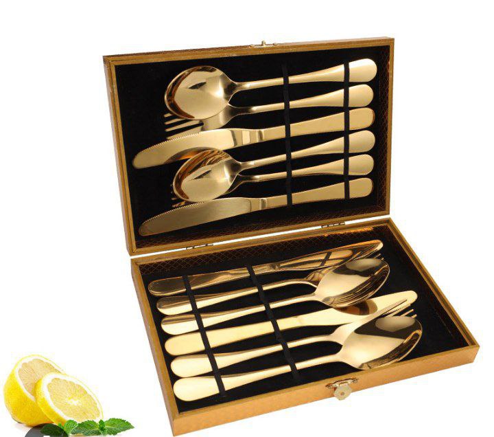 12 PIECES BOXED CUTLERIES SET SET OF CUTLERY