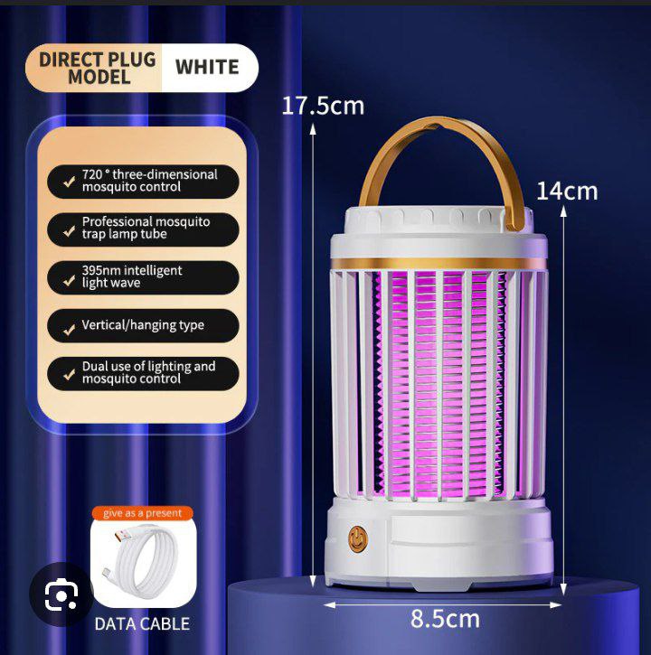 ELECTRIC MOSQUITO KILLING CAMPING LAMP PROFESSIONAL MOSQUITO TRAP - USB