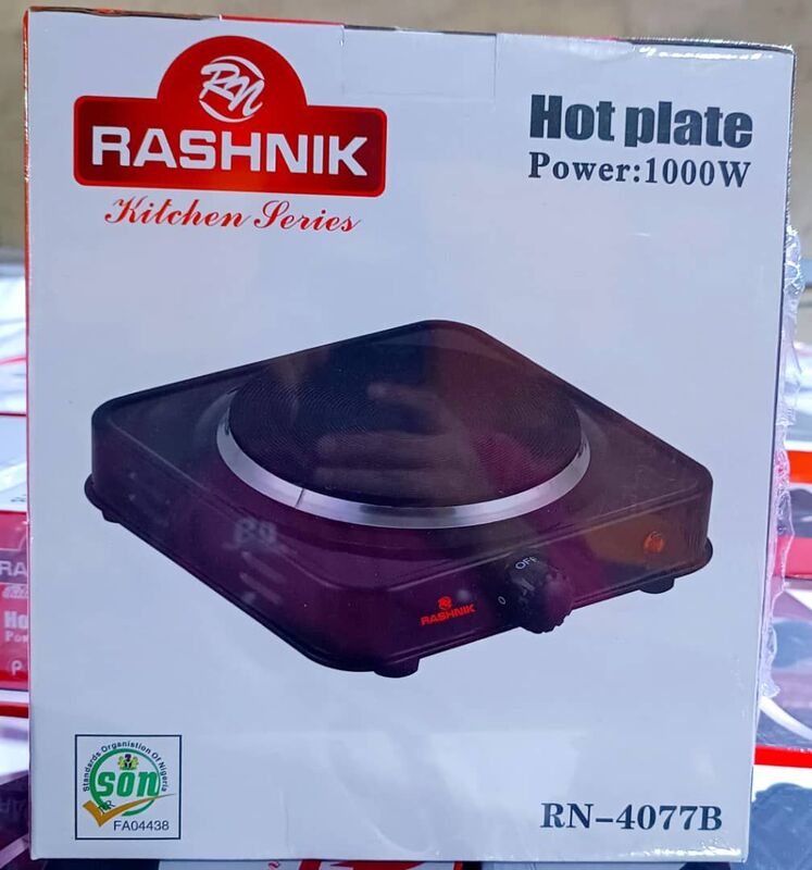 RASHNIK SINGLE FACE HOT PLATE