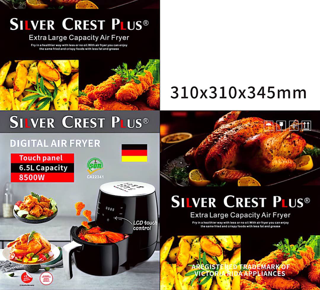 SILVER CREST 6.5L AIR FRYER -8500W