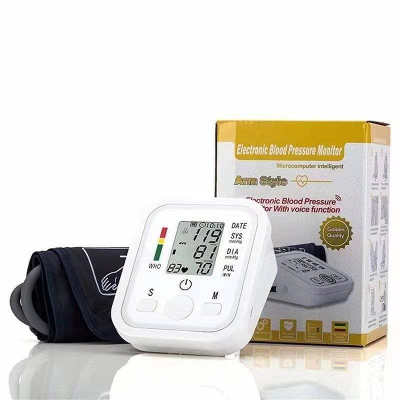 HIGH ACCURACY BLOOD PRESSURE MONITOR BP MACHINE WITH VOICE PROMPT - BIG ARM