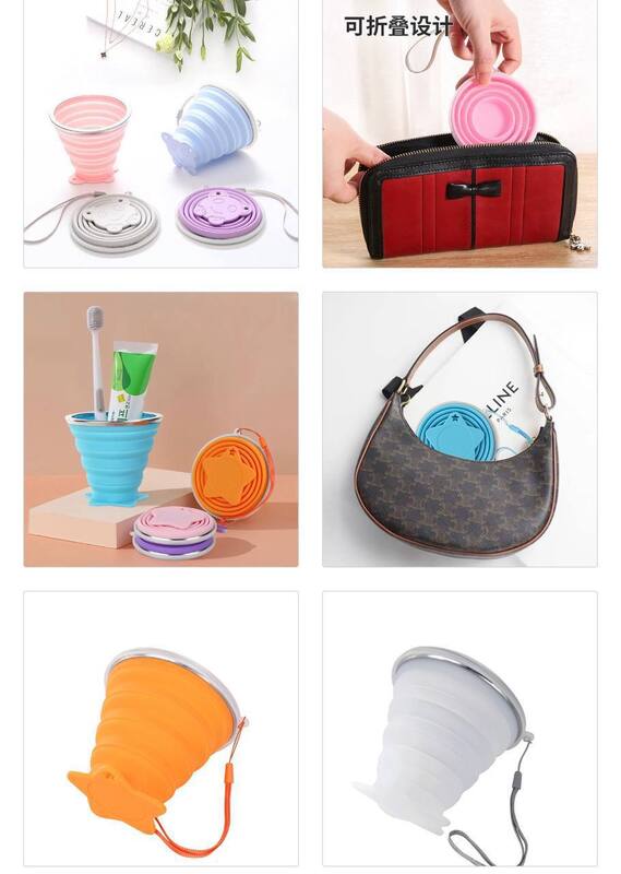 Portable Foldable Collapsible Travel Cup