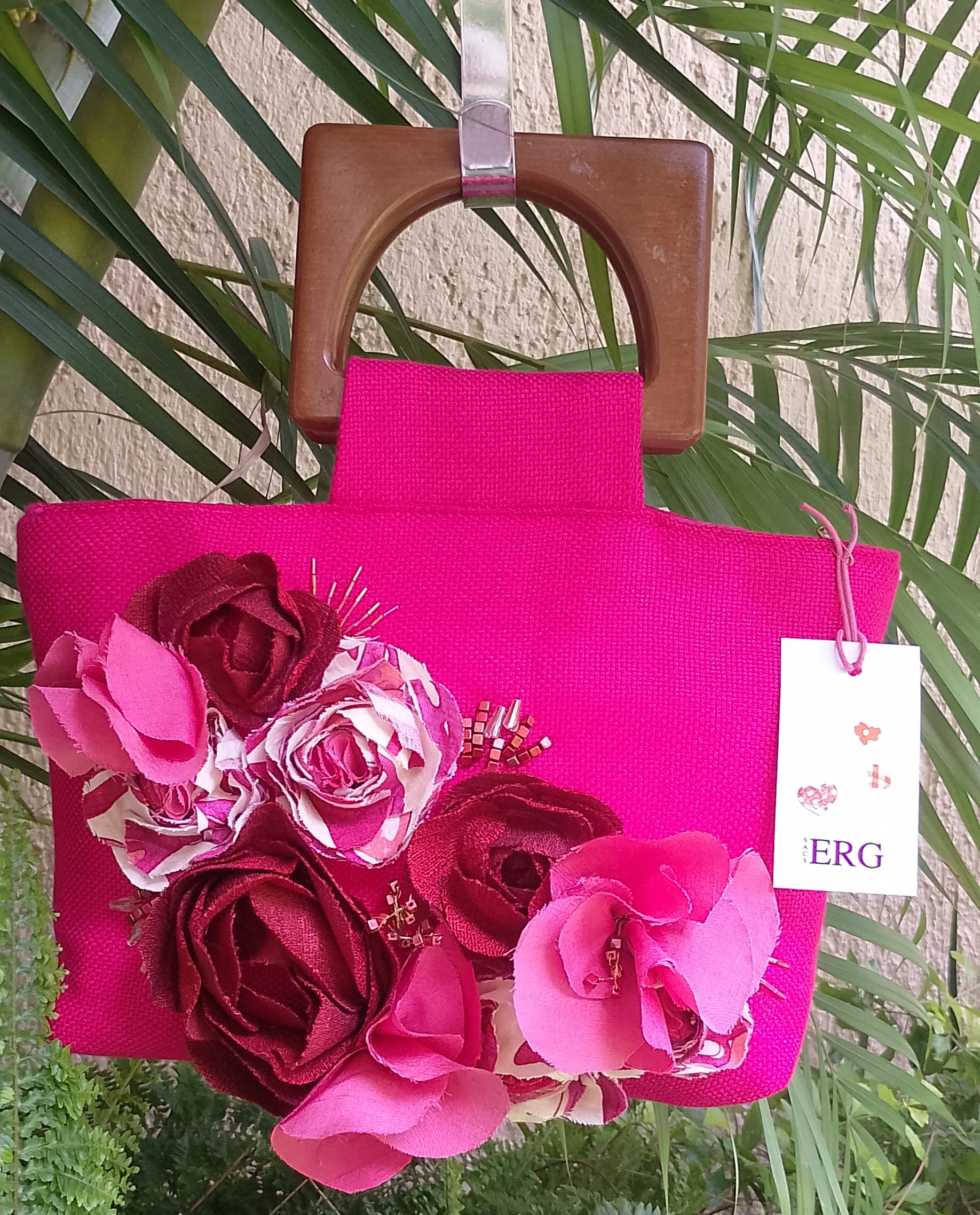 Bolsa Flores Rosa BF004