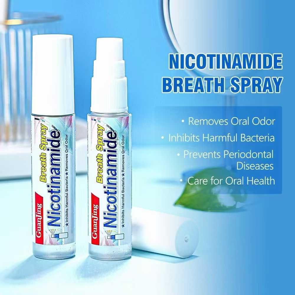 NICOTINAMIDE ANTI BACTERIA FRESH BREATH SPRAY MOUTH SPRAY MOUTH DEODORANT SPRAY - 20ML