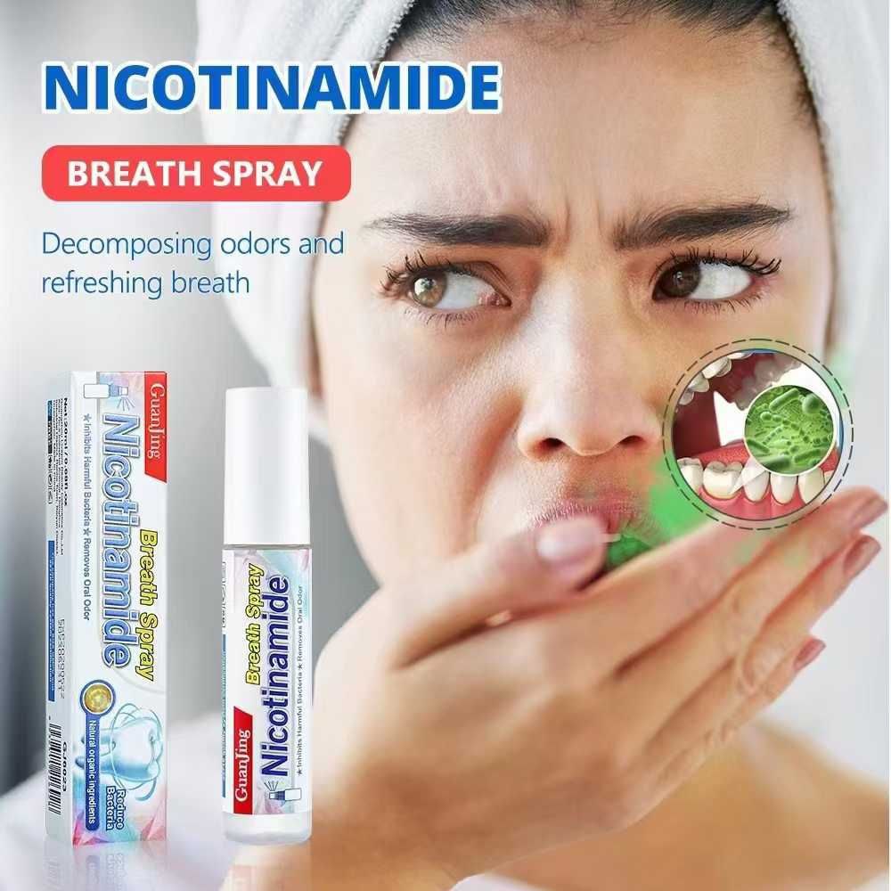 NICOTINAMIDE ANTI BACTERIA FRESH BREATH SPRAY MOUTH SPRAY MOUTH DEODORANT SPRAY - 20ML